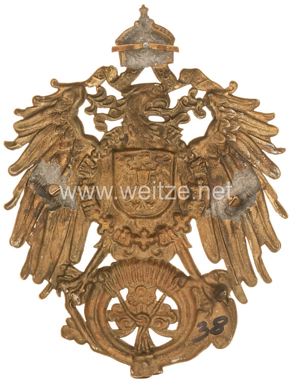 Deutsches Reich 1871 - 1918 Wappen für den Hut eines Postillons Bild 2