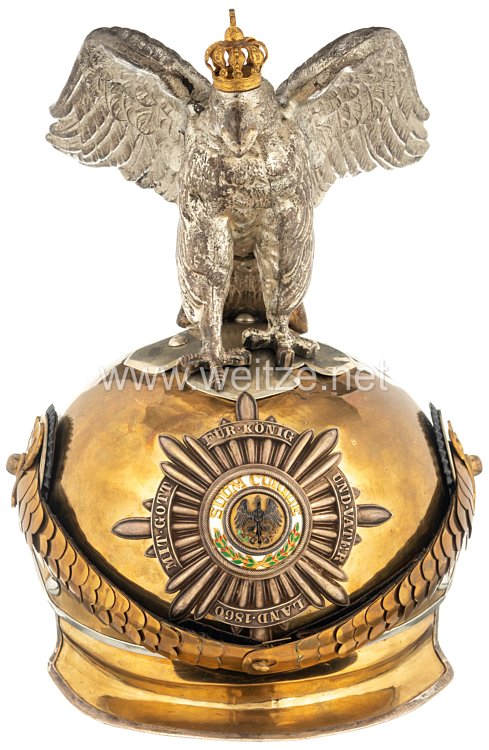 Preußen Helm für Offiziere im Regiment Garde du Corps Bild 2