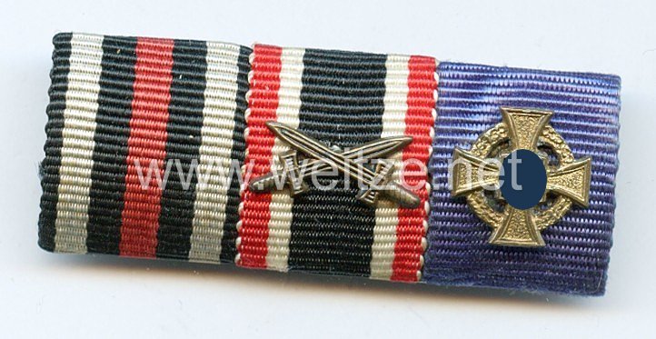 Bandspange eines Veteranen des 1. Weltkriegs und späteren Beamten 