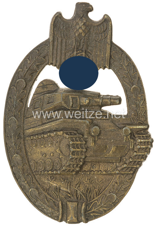 Panzerkampfabzeichen in Bronze - A.S.