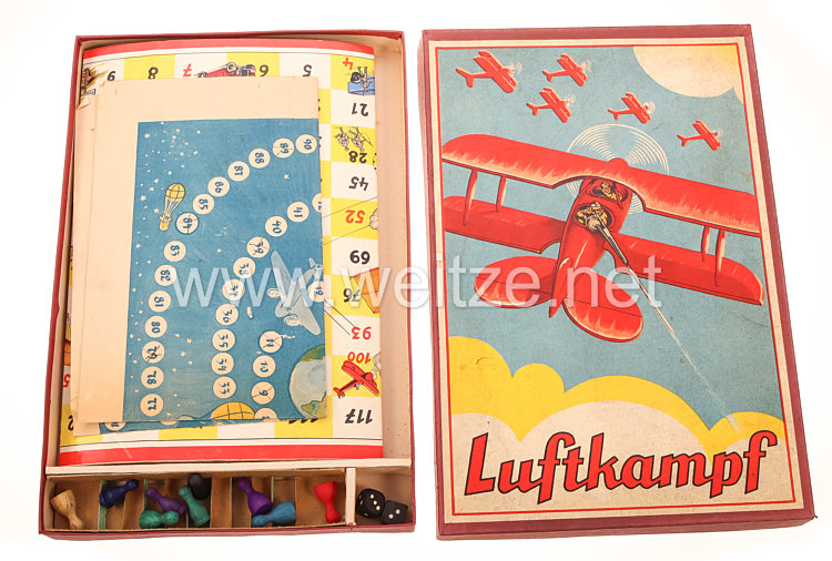 III. Reich / Luftwaffe - Brettspiel "Luftkampf" 