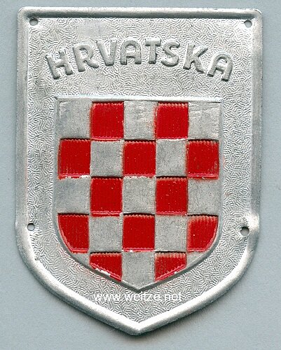 Kroatien 2. Weltkrieg : arm badge for Croatian legion in italian army so called "lako prijevozni zdrug" - Croatian Light Transport Detachment - Legione croata autotransportabile