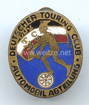 Deutscher Touring-Club ( DTC ) - Mitgliedsabzeichen der Automobil-Abteilung