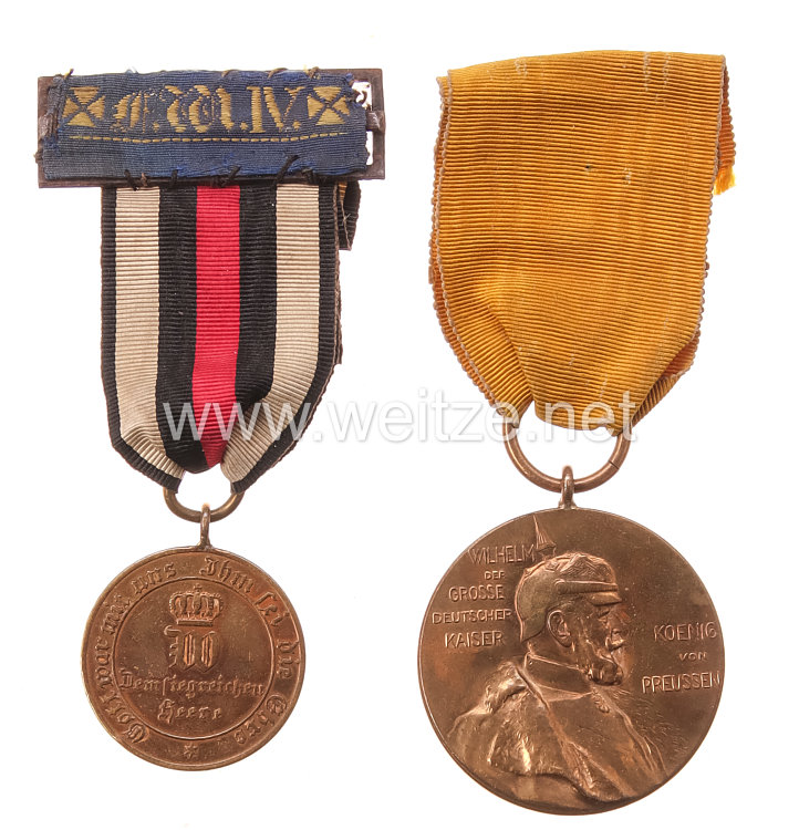 Orden eines Preußischen Veteran des Frankreichfeldzugs 1870/71