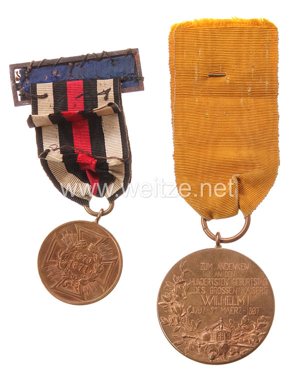 Orden eines Preußischen Veteran des Frankreichfeldzugs 1870/71 Bild 2