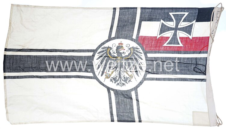 Kaiserliche Marine 1. Weltkrieg "Reichskriegsflagge" für ein Torpedoboot oder U-Boot Bild 2
