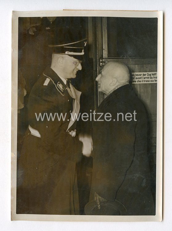 III. Reich Pressefoto. Ungarischer Staatssekretär in Berlin. 9.1.1939.