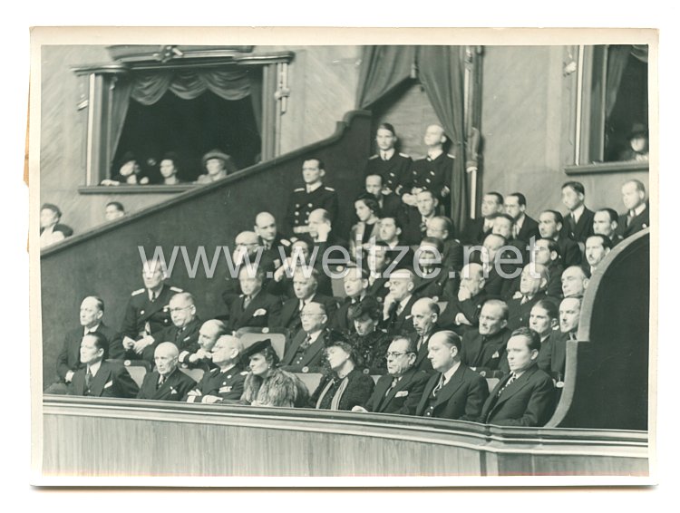 3. Reich Pressefoto: erste Sitzung des Großdeutschen Reichstages