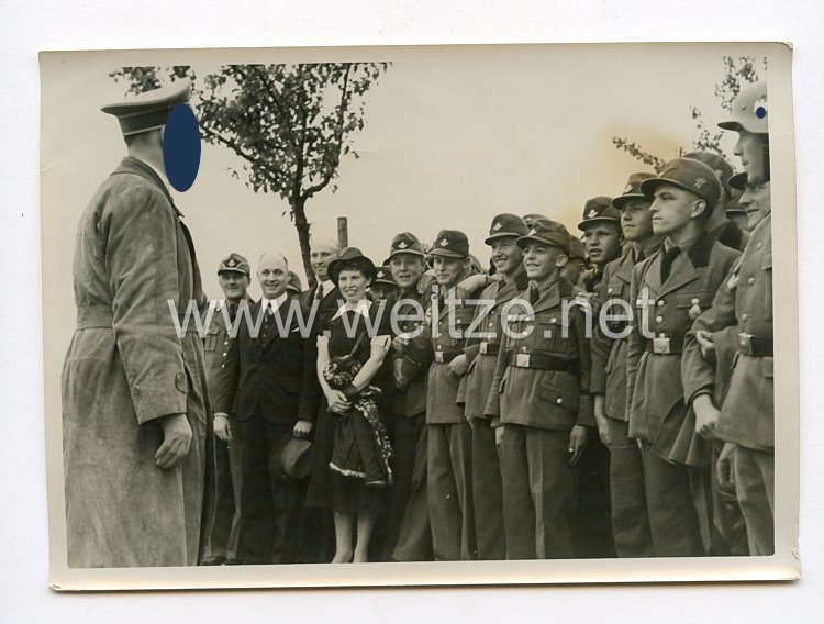III. Reich Pressefoto. Des Führers Inspektion am Rein. 19.5.1939.