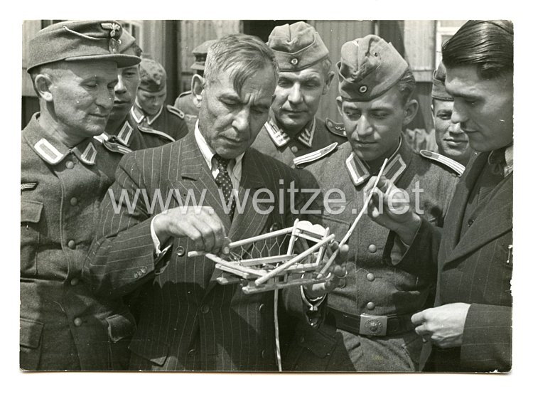 Wehrmacht Heer Foto, Offiziere eines Freiwilligen Bataillon der Ostlegion