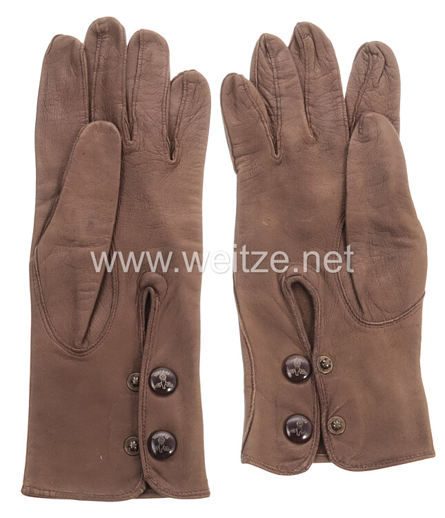 III. Reich Paar Handschuhe für einen Mitarbeiter im Reichsaußenministerium ( RAM ) Bild 2