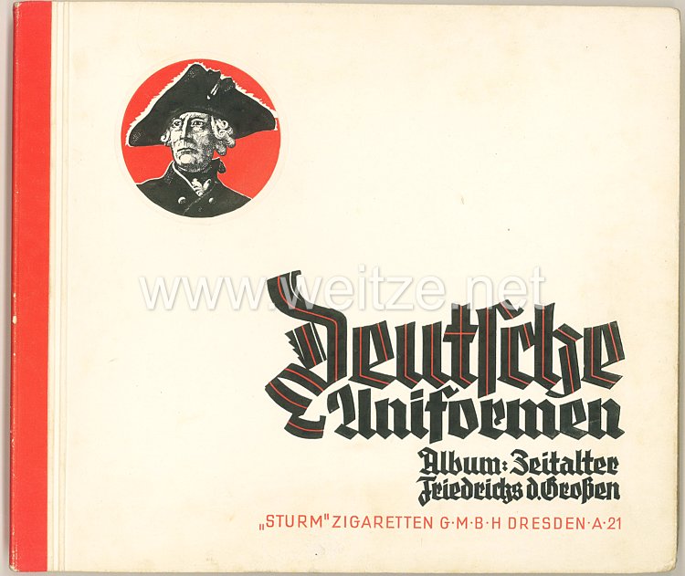 Deutsche Uniformen - Album I : Zeitalter Friedrich des Großen - Zigaretten Sammelbilderalbum