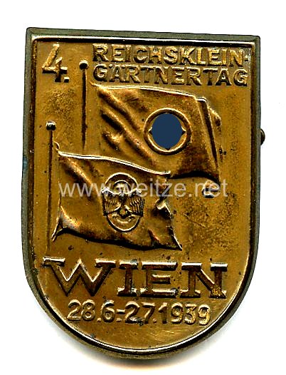 III. Reich - 4. Reichskleingärtnertag Wien 28.6.-2.7.1939