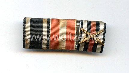 Bandspange eines Hamburger Veteranen des 1. Weltkriegs 