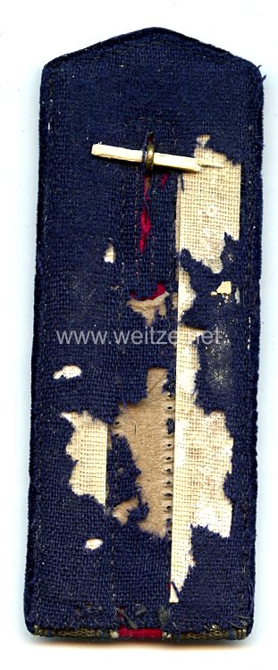 Preußen 1. Weltkrieg Einzel Schulterklappe für einen Beamtenstellvertreter im Kriegsministerium Bild 2