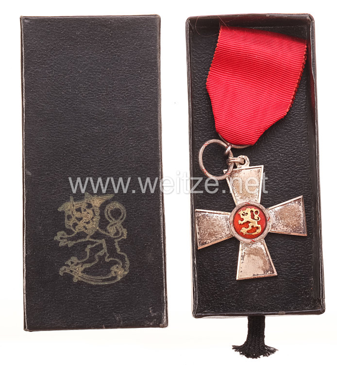 Finnland Löwen Orden silbernes Verdienstkreuz