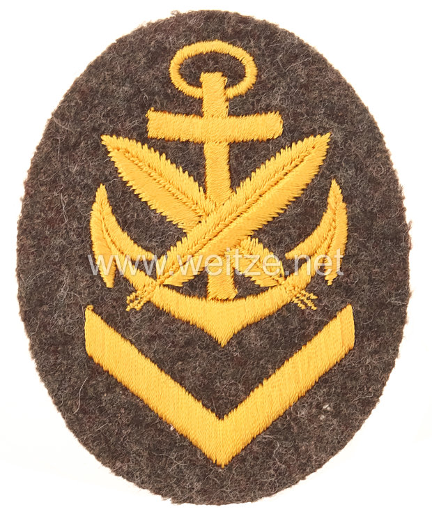 Kriegsmarine Ärmelabzeichen Oberschreibermaat für die feldgraue Uniform