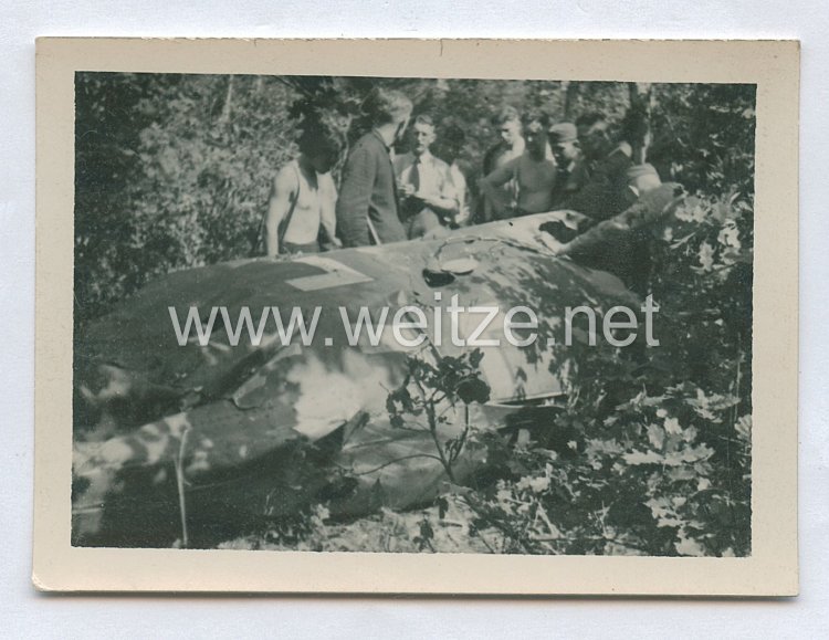 Luftwaffe Foto, Teil eines Abgestürzten Flugzeug