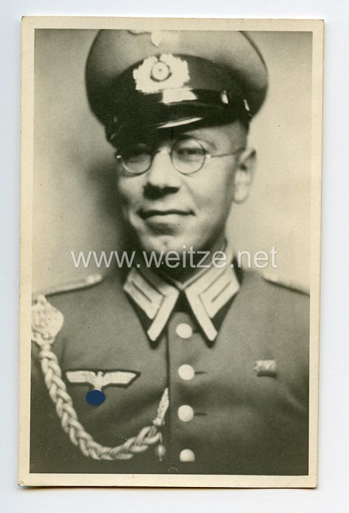 Wehrmacht Portraitfoto, Unteroffizier mit Schützenschnur