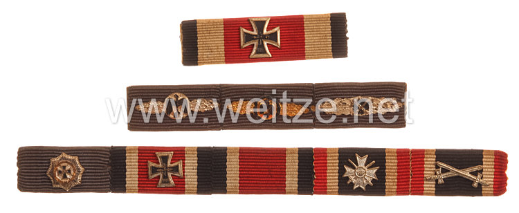 Bundesrepublik Deutschland ( BRD ) Bundeswehr Bandspange für einen Veteranen und Ritterkreuzträgers der Luftwaffe  - Ausführung 1957