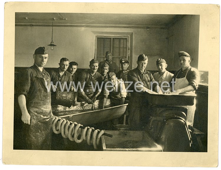 Wehrmacht Heer Foto, die Soldaten einer Schlachter - Kompanie 