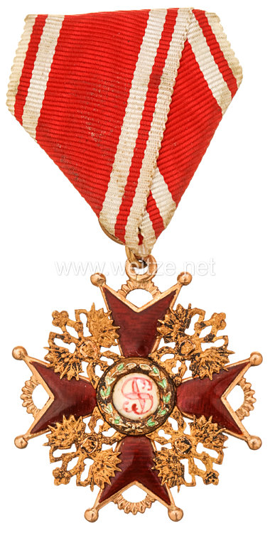 Zaristisches Russland St. Stanislaus Orden Kreuz 4. Klasse