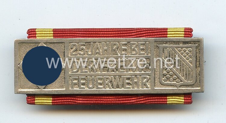 III. Reich / Freistaat Baden Feuerwehrehrenzeichen für 25 Jahre, 1934 bis 1936