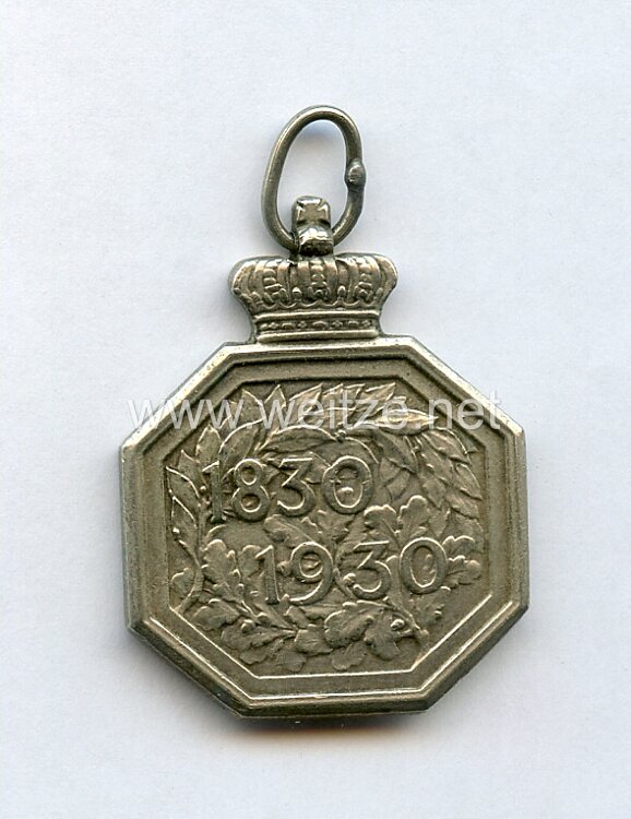 Belgien Medaille Commemorative du Centenarie de L'Indepedence Nationale Bild 2