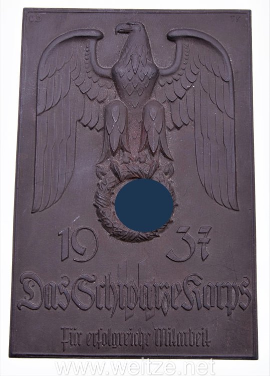 SS-Porzellanmanufaktur Allach - Ehrenplakette