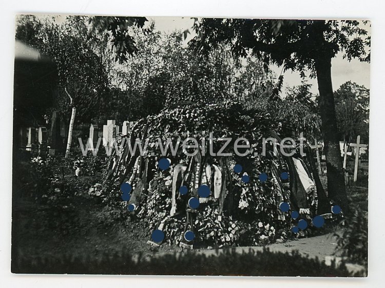 III. Reich Foto, Grab von NSDAP Landtagsabgeordneten Otto Roth 1932