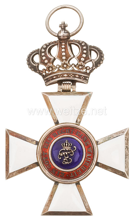 Oldenburg Haus- und Verdienstorden von Herzog Peter Friedrich Ludwig Großkreuz mit der Silbernen Krone Bild 2