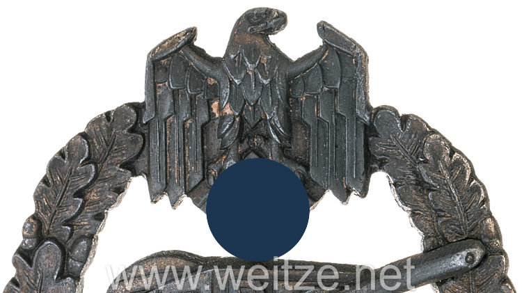 Panzerkampfabzeichen in Bronze 5. Stufe mit Einsatzzahl "100" Bild 2