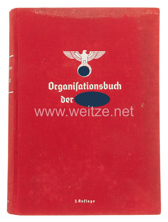 III. Reich - Organisationsbuch der NSDAP - 3. Auflage von 1937