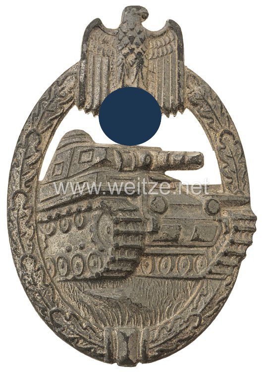 Panzerkampfabzeichen in Silber - Wurster 
