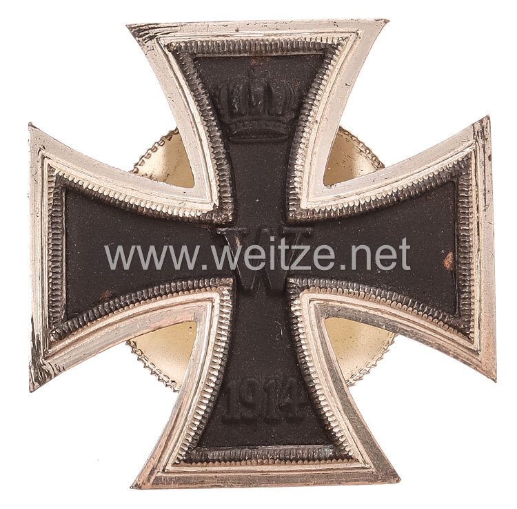 Preussen Eisernes Kreuz 1. Klasse 1914 - Friedrich Linden - an Schraubscheibe