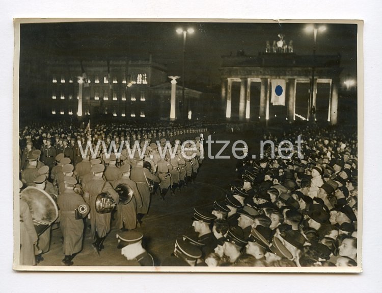 III. Reich Pressefoto. Des Führer triumphaler Einzug in die Reichshauptstadt. 10.5.1938.