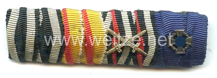 Bandspange eines lippischen Veteranen des 1. Weltkriegs und späteren Beamten 