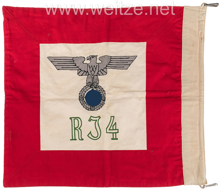 SA große Kommandoflagge der SA-Reserve-Jäger-Standarte 4 "Naumburg" Bild 2