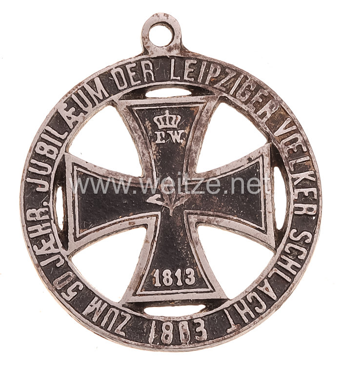 Preussen Eisernes Kreuz 1813 tragbare Erinnerungsmedaille 