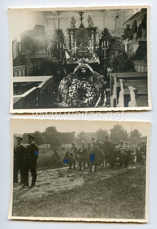 Wehrmacht Heer Fotos, Beerdigung von General der Artillerie Fritz Brand