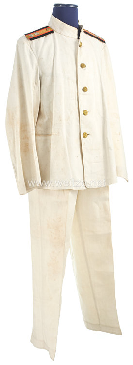 Japan 2. Weltkrieg Kaiserlich Japanische Marine, Weiße Bluse und Hose für einen Arzt