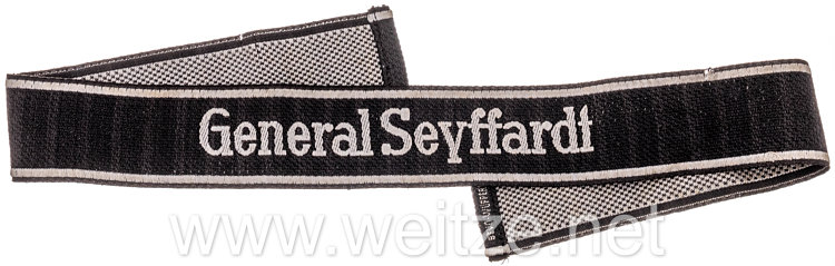 Waffen-SS Ärmelband für Führer und Mannschaften des SS-Freiwilligen-Panzer-Grenadier-Regiment 48 "General Seyffardt" (niederländisches Nr. 1)