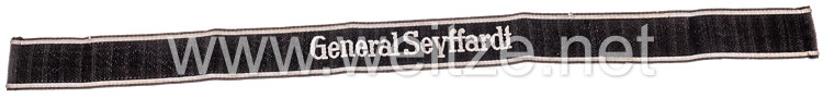 Waffen-SS Ärmelband für Führer und Mannschaften des SS-Freiwilligen-Panzer-Grenadier-Regiment 48 "General Seyffardt" (niederländisches Nr. 1) Bild 2