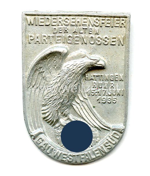 III. Reich - Wiedersehensfeier der Alten Parteigenossen - Gau Westfalen-Süd Hattingen Ruhr 15.-17. Juni 1935