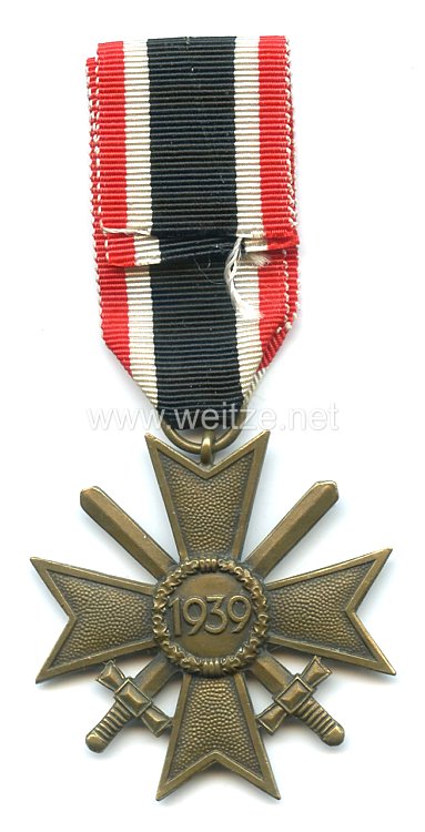 Kriegsverdienstkreuz 1939 2. Klasse mit Schwertern - Alfred Knobloch, Gablonz. Bild 2