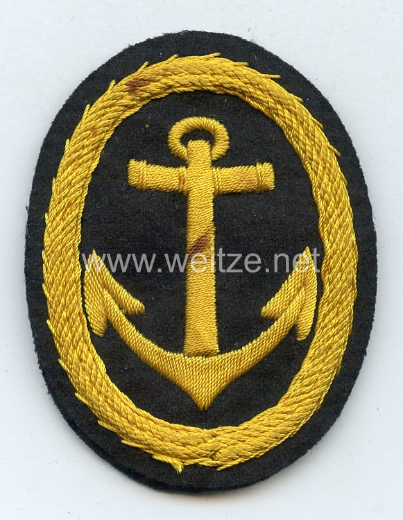 Kaiserliche Marine Ärmelabzeichen für einen Zahlmeisterapplikanten