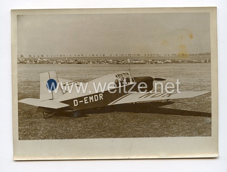 III. Reich Pressefoto. Internationaler Höhenrekord eines deutschen Leichtflugzeug. 2.2.1939.