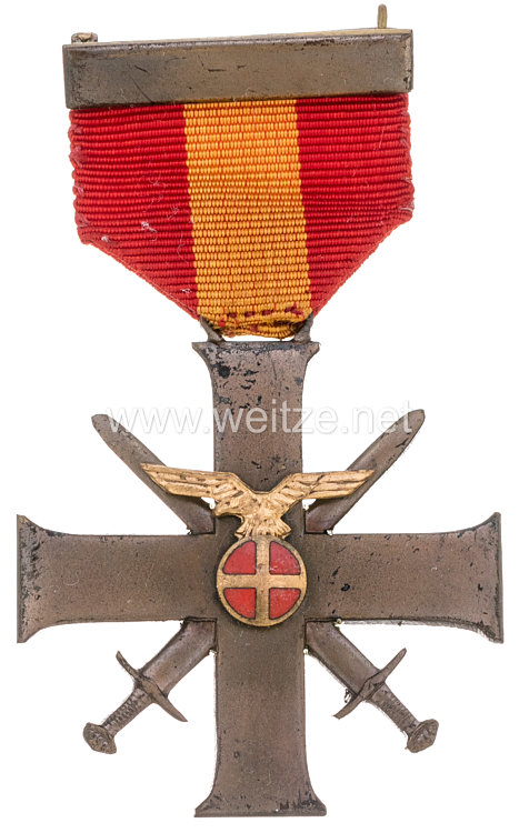 Norwegen Tapferkeitskreuz "Tapper og Tro", 1941. Kreuz 2. Klasse Bild 2