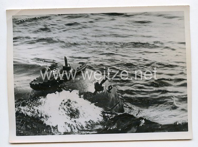 Kriegsmarine Pressefoto: Eine englische Mine 1.8.1940