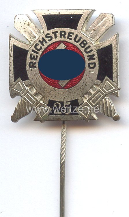 Reichstreubund ehemaliger Berufssoldaten ( RTB ) - Ehrennadel für 25 jährige Mitgliedschaft